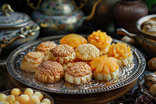 Eid treats pineapple cheesy vanilla cookies Happy Eid al Fitr