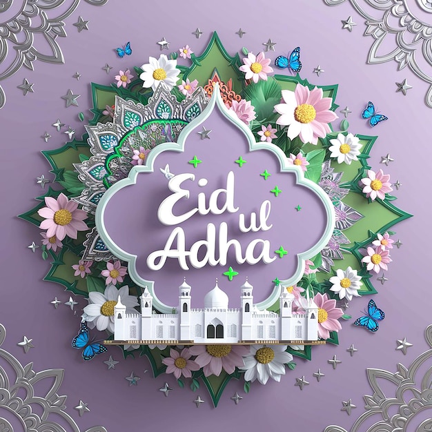 Eid ul Adha 3D rander illustration