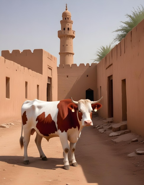 Eid Ul Adha Background Qurbani Cow Qurbani