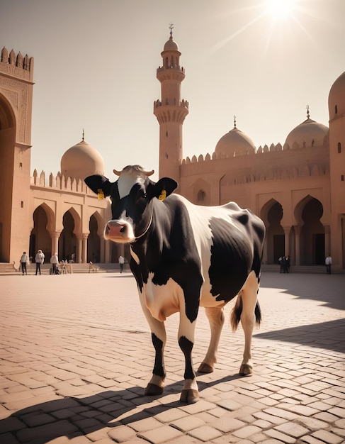 Eid Ul Adha Background Qurbani Cow Qurbani