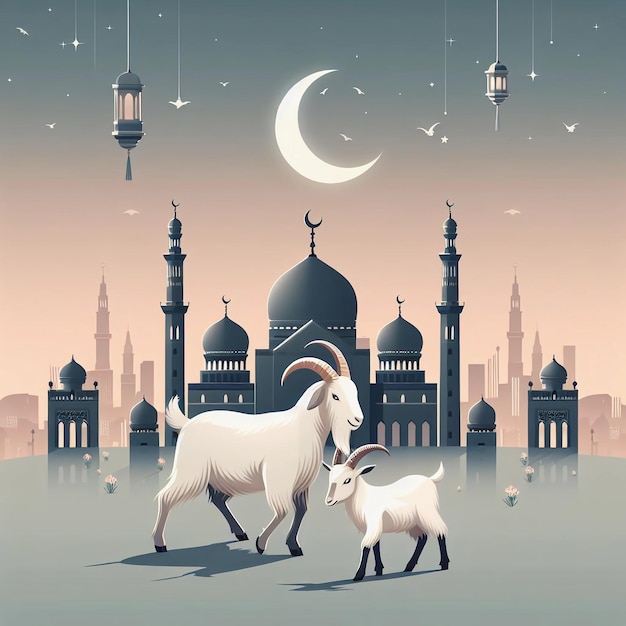 Eid ul Adha poster minimalistic