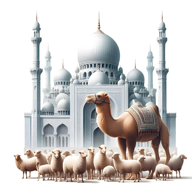 EidulAzha Cow Goat Bull Camel Sheep Lamb HQ