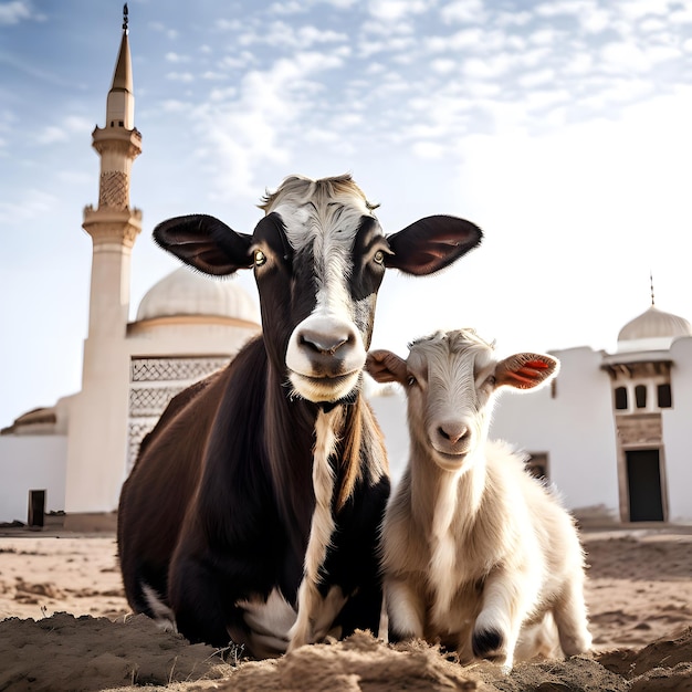 EidulAzha Cow Goat Bull Camel Sheep Lamb HQ