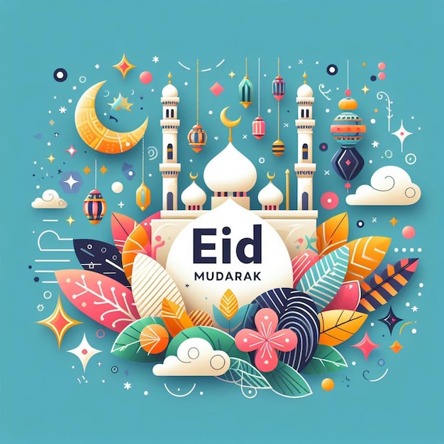 EidulFitr card with sincere greetings