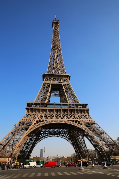 Eiffel Tower in Paris, France.