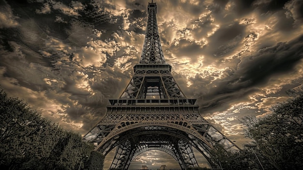 The Eiffel Tower symbol of Paris