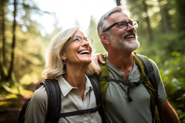 An Elderly Couple39s Stroll Generative Ai