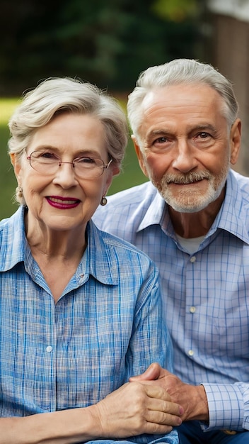 Elderly couple