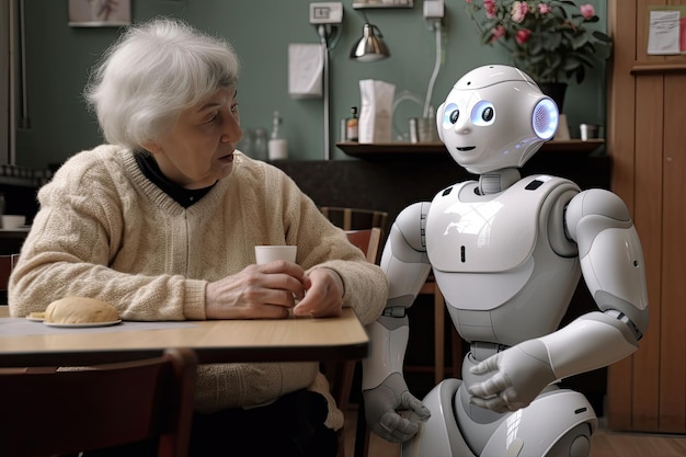 Elderly persons robot care