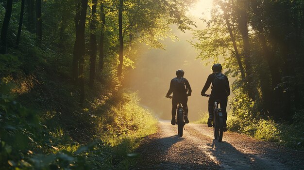 Electric Bike Riders Enjoying a Sunny Day Out A Perfect Blend of Fitness and Adventure