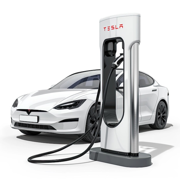 electric car charging pole