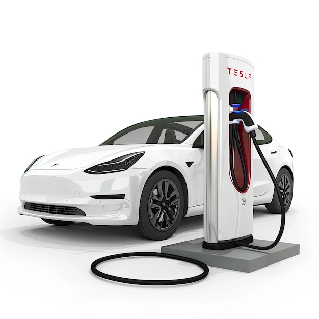 electric car charging pole