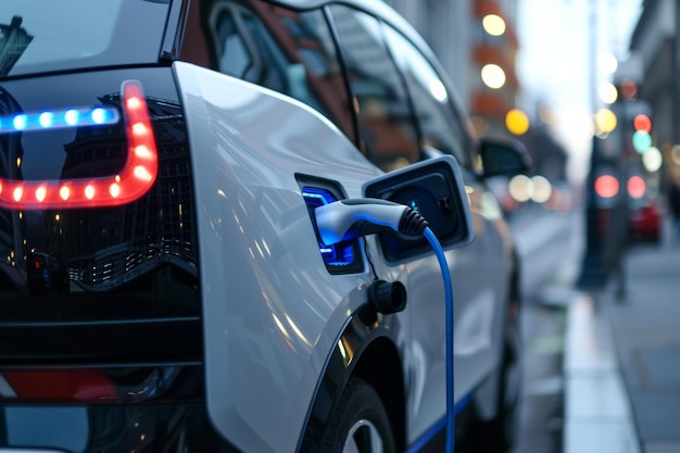 Electric Car Charging Station Photo