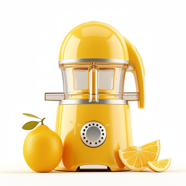 Photo electric citrus juicer 3d rendered 3d style icon isolated on white background stylize 250 v 6 job id 2eafdfb28372488c9bd074e4f4ad0971