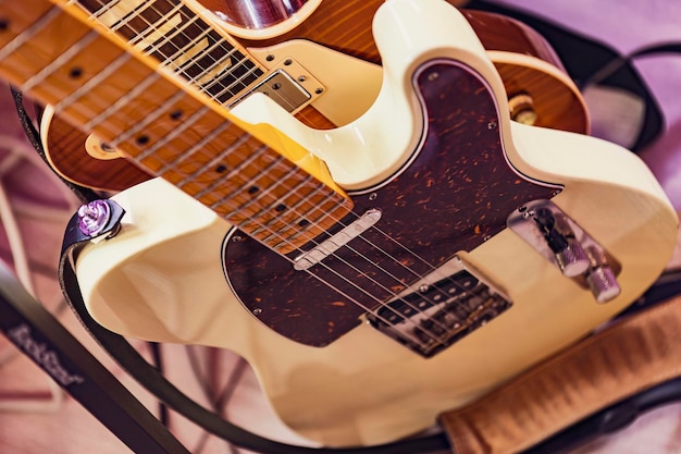 Electric Guitars CloseUp