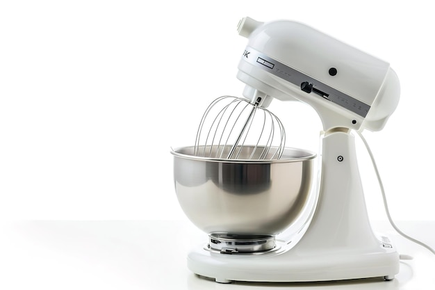 Electric Mixer Isolated In Transparent Background