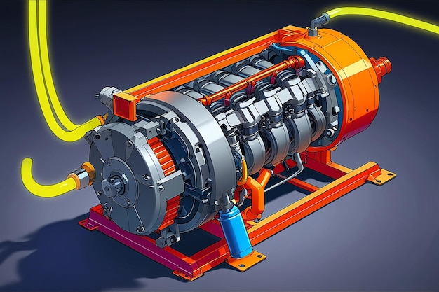 Electric Motor System Converts the Stored Electrical Energy into Mechanical Power to Move the Car