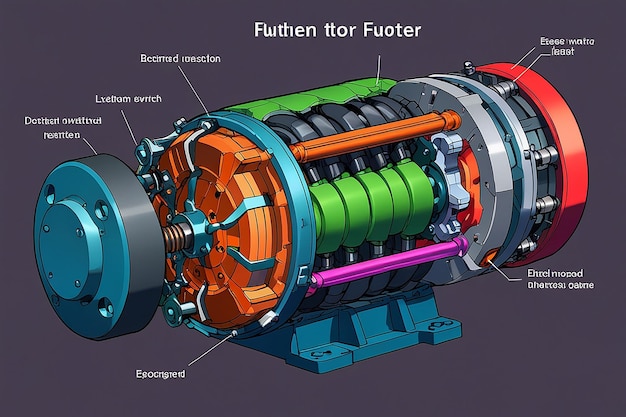 Electric Motor System Converts the Stored Electrical Energy into Mechanical Power to Move the Car