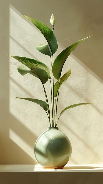 Electric Planter Resembling Vase with Light