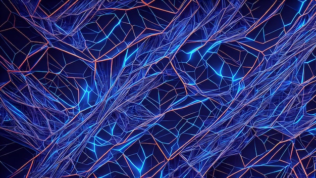 Photo electric vibrant web pattern background 3d wallpaper