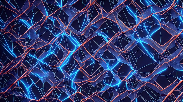 Photo electric vibrant web pattern background 3d wallpaper