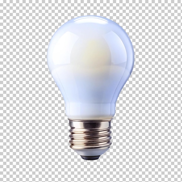 Electrical bulb isolated on transparent background