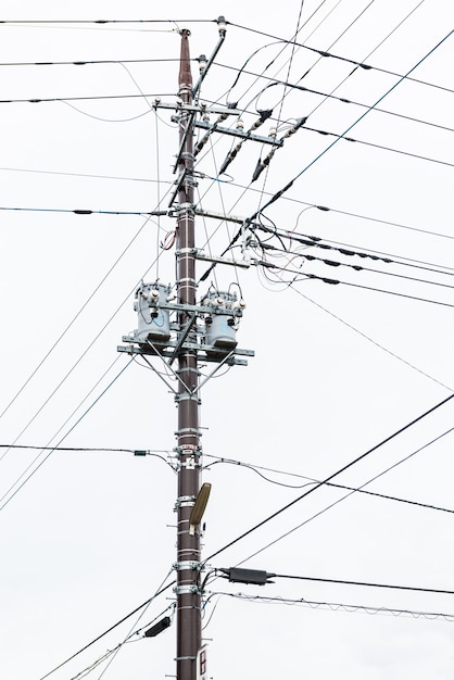 Electricity post at Japan