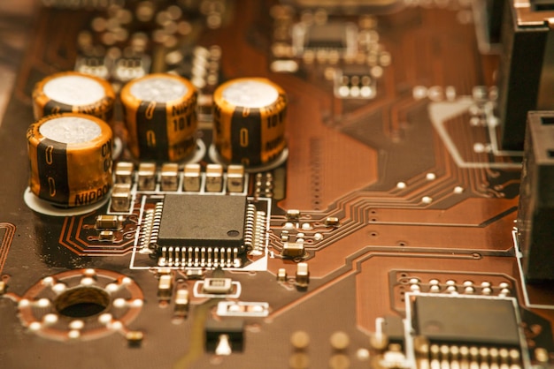 Electronic circuit board with processor