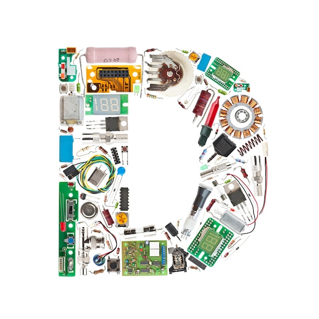 Electronic components letter