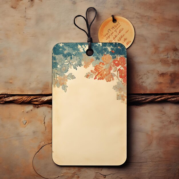 Photo the elegance advantage enhancing brand with premium packaging captivating hang tags tag cards