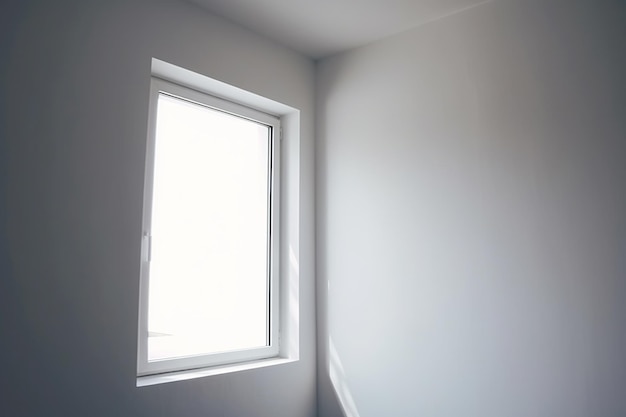 Elegance in Simplicity Natural Light Photo Frame Adorning a White Wall