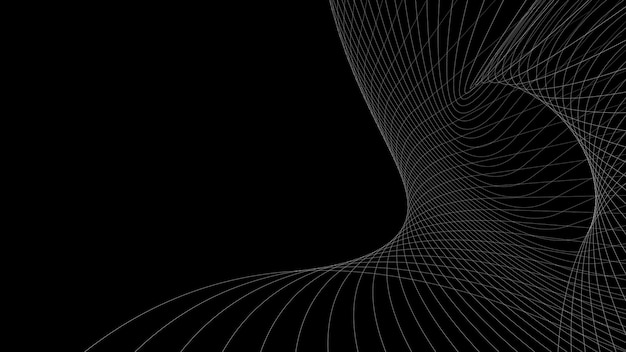 Elegant abstract background linear waves. Lines background, minimalistic style