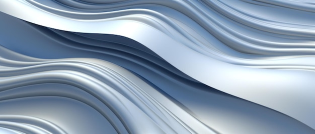 Elegant abstract design with soft flowing waves in shades of blue