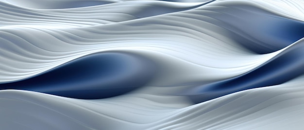 Elegant abstract design with soft flowing waves in shades of blue