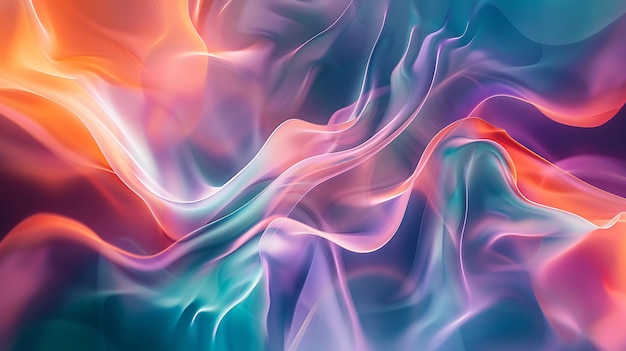 Elegant Abstract Fluid Designs in Soft Hues and Bold Gradients A Modern Visual Collection