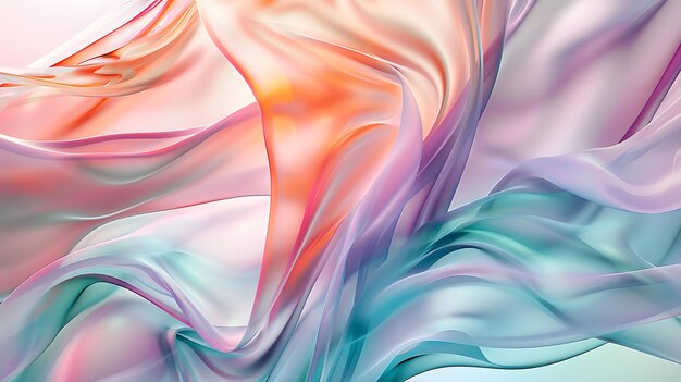 Elegant Abstract Fluid Designs in Soft Hues and Bold Gradients A Modern Visual Collection