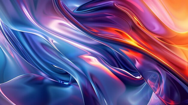 Elegant Abstract Fluid Designs in Soft Hues and Bold Gradients A Modern Visual Collection