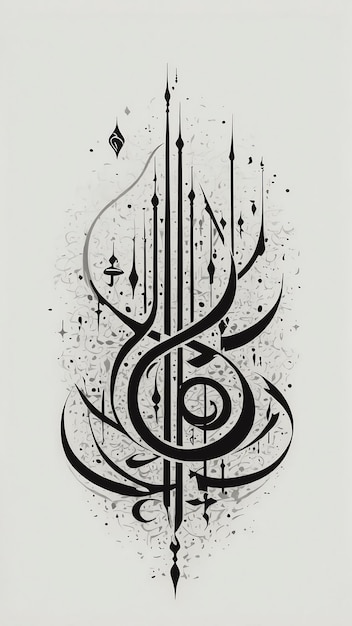 Elegant Arabic Calligraphy Art for Traditional Decor