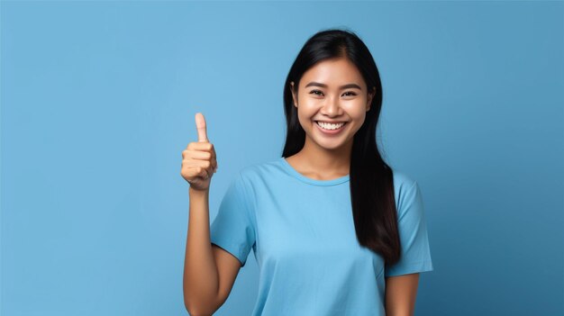 elegant asian woman smiling