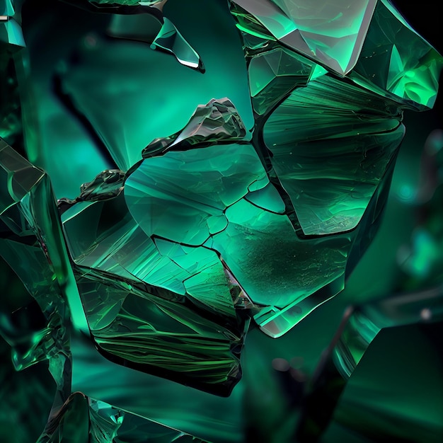 Elegant broken jade background