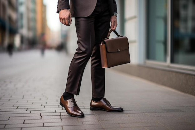 Elegant Brown Briefcase