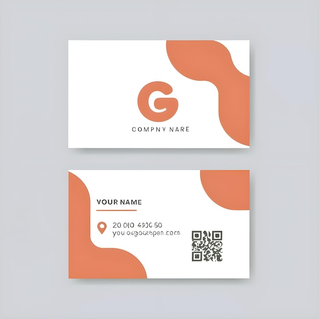 Photo elegant business card template with glitter