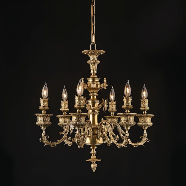 An elegant candelabra chandelier with classic design