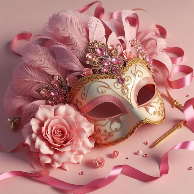 Elegant carnival mask