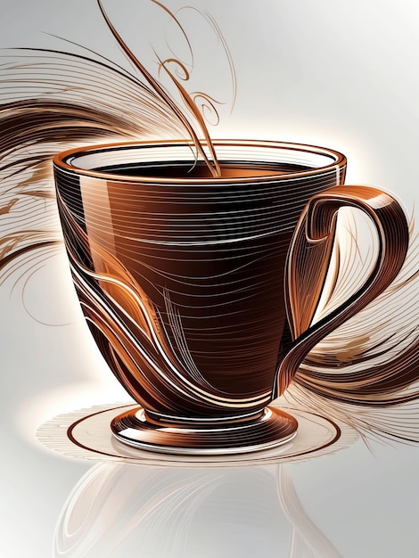 Elegant Coffee Cup Clip Art Collection