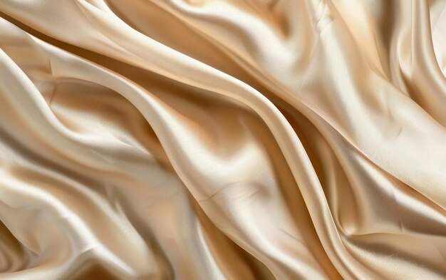 Photo elegant cream silk fabric texture