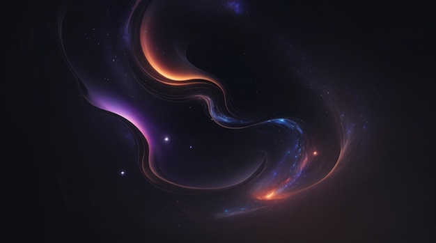 Elegant Dark Abstract with Seamless Gradient