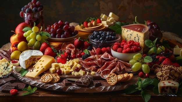 Elegant Dessert Charcuterie Display