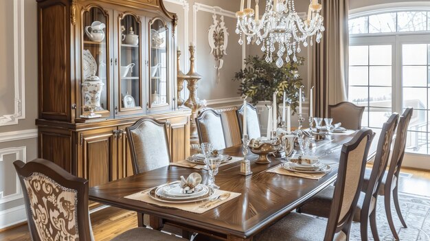 Elegant Dining Room Interior