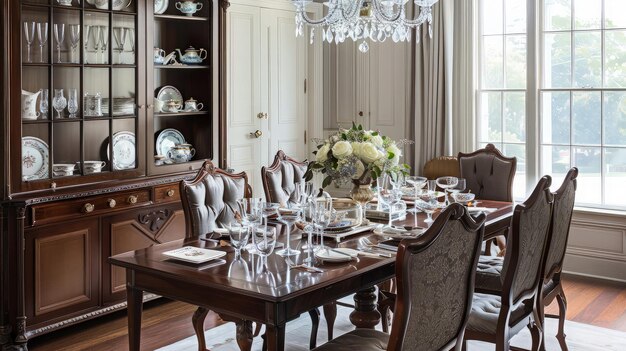 Elegant Dining Room Interior